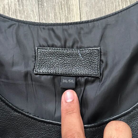 Vintage Ruff Ryders Leather Motorcycle Biker Vest 3XL-5XL DMX Big Pun Fat Joe - Picture 4 of 7